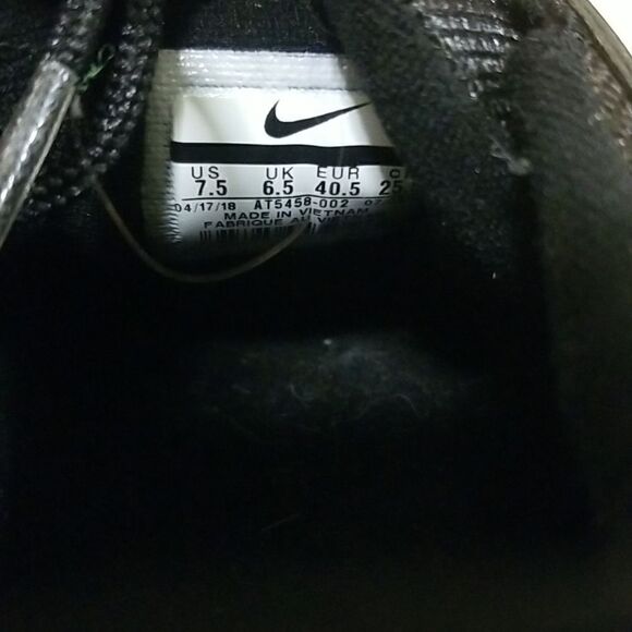 NIKE AIR MAX 97 RARE BLACK VARSITY RED METALLIC GOLD WHITE Mens sz 7.5 Wmn's 9 - Picture 9 of 9